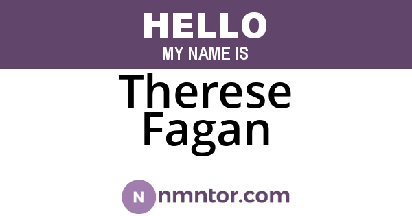 Therese Fagan