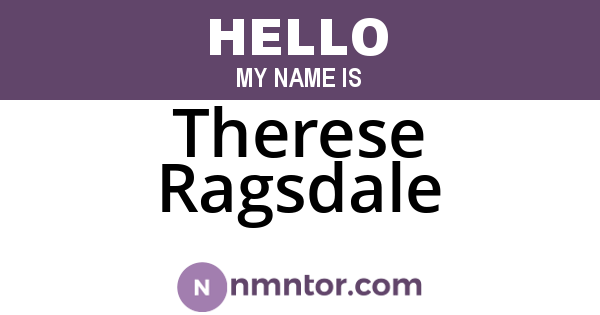 Therese Ragsdale