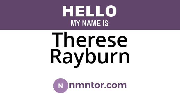 Therese Rayburn