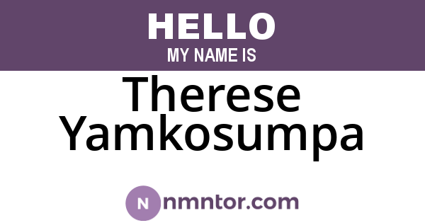Therese Yamkosumpa