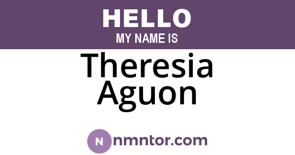 Theresia Aguon