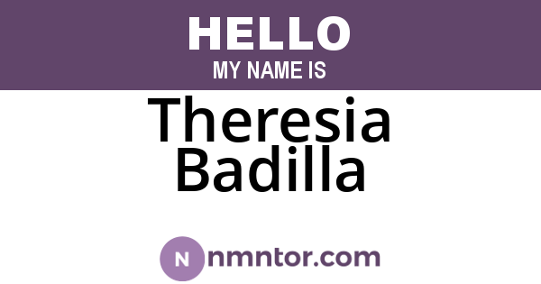 Theresia Badilla