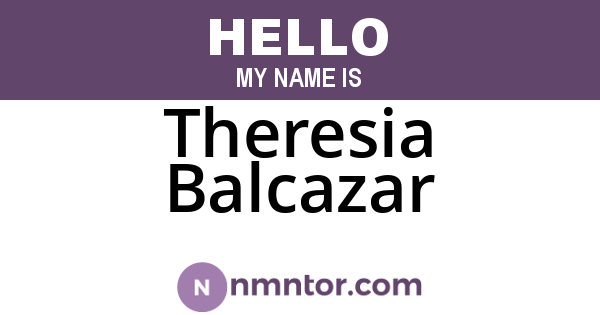 Theresia Balcazar