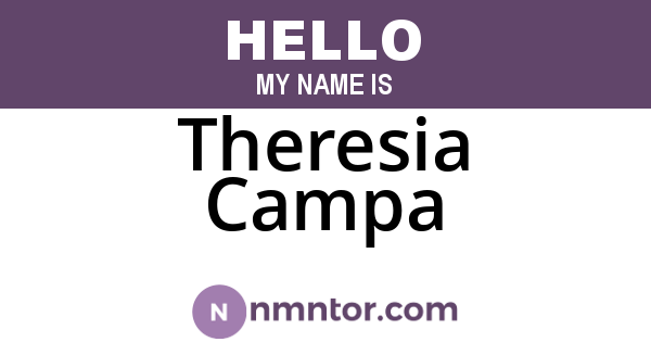 Theresia Campa