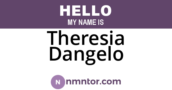 Theresia Dangelo