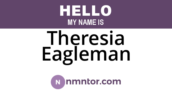 Theresia Eagleman