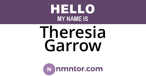 Theresia Garrow