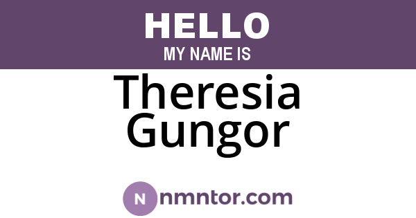 Theresia Gungor