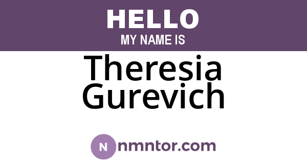 Theresia Gurevich