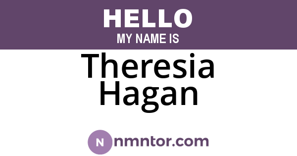 Theresia Hagan