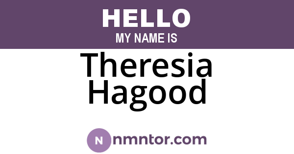 Theresia Hagood