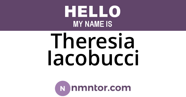 Theresia Iacobucci