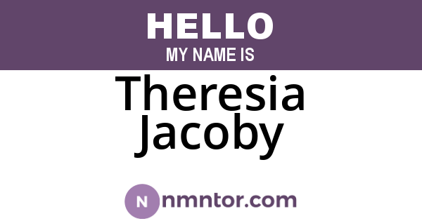 Theresia Jacoby