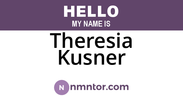 Theresia Kusner