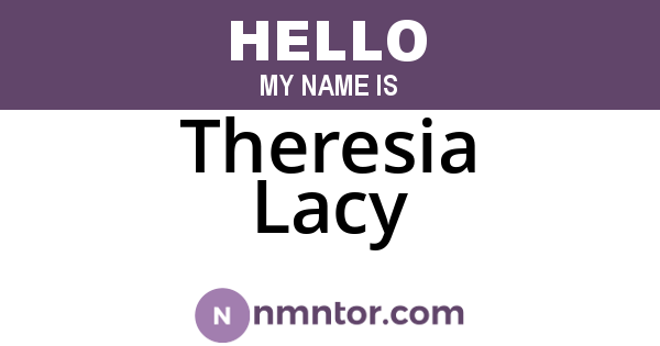 Theresia Lacy