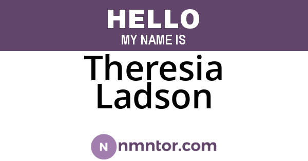 Theresia Ladson