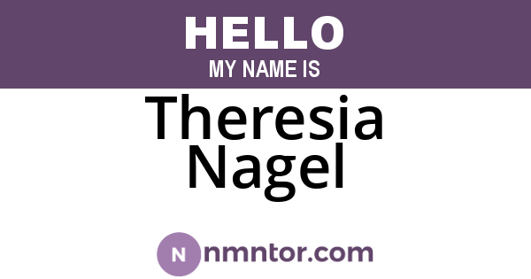 Theresia Nagel