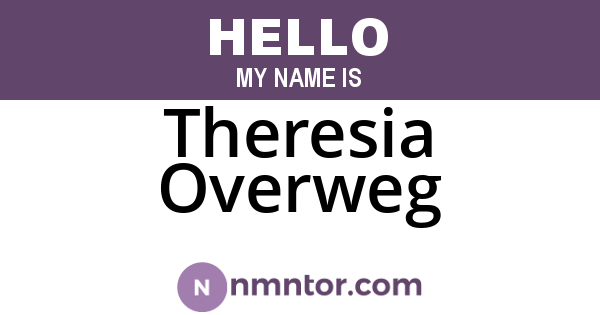 Theresia Overweg