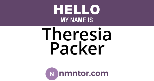 Theresia Packer