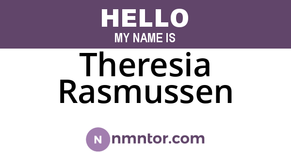 Theresia Rasmussen