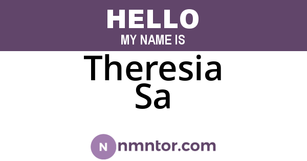 Theresia Sa