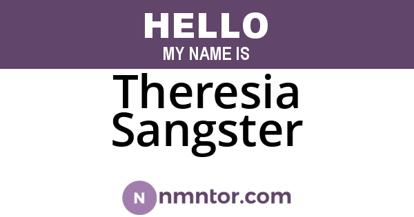Theresia Sangster