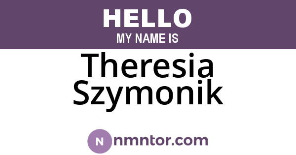 Theresia Szymonik
