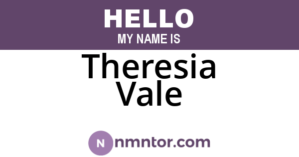 Theresia Vale