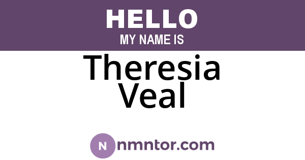 Theresia Veal