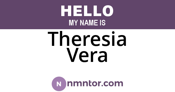 Theresia Vera