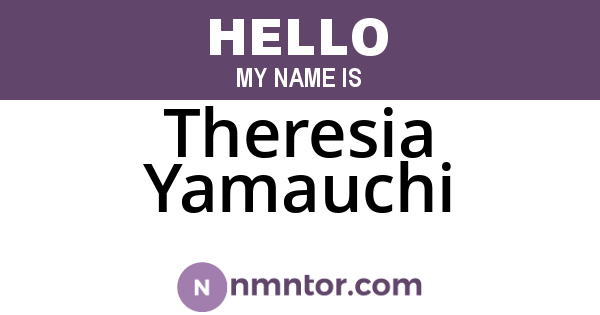 Theresia Yamauchi