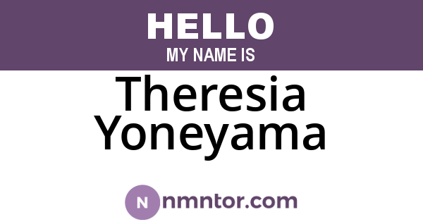Theresia Yoneyama