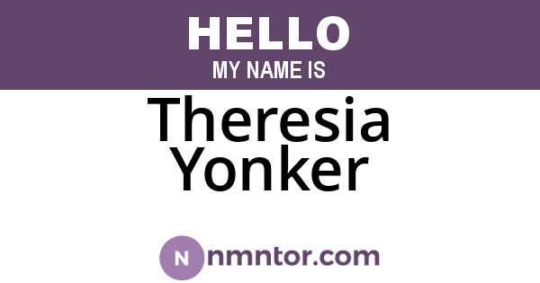 Theresia Yonker