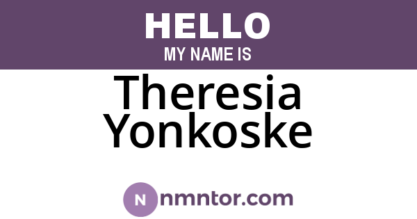 Theresia Yonkoske