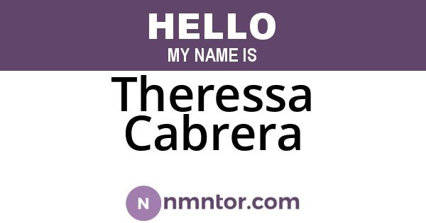 Theressa Cabrera