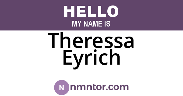 Theressa Eyrich