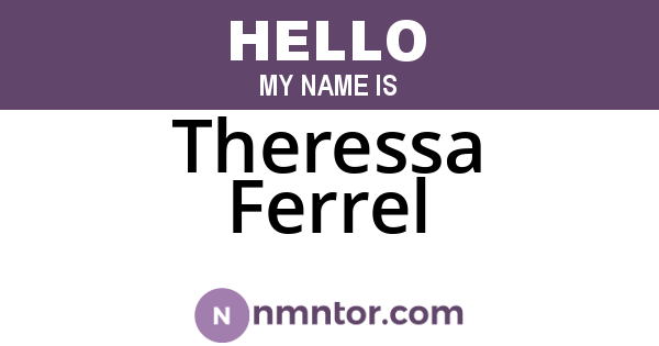 Theressa Ferrel