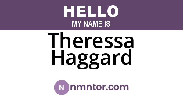 Theressa Haggard