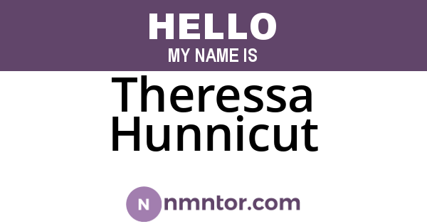 Theressa Hunnicut