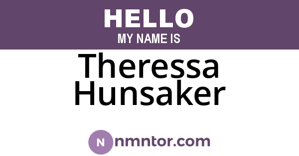 Theressa Hunsaker