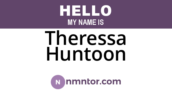Theressa Huntoon