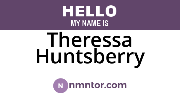 Theressa Huntsberry