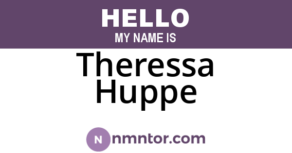 Theressa Huppe