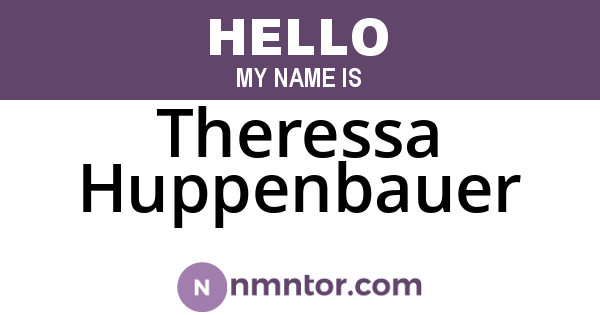 Theressa Huppenbauer