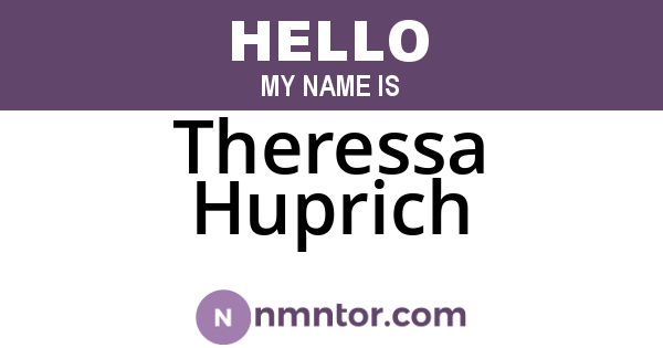 Theressa Huprich