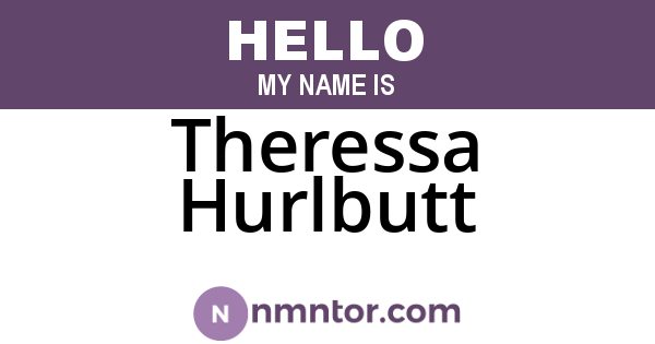 Theressa Hurlbutt