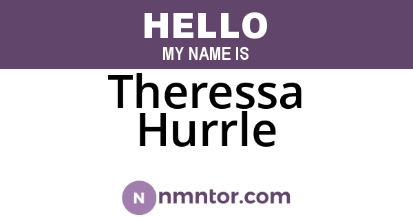 Theressa Hurrle
