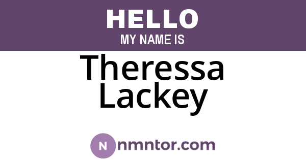 Theressa Lackey