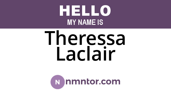 Theressa Laclair