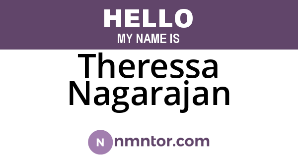 Theressa Nagarajan